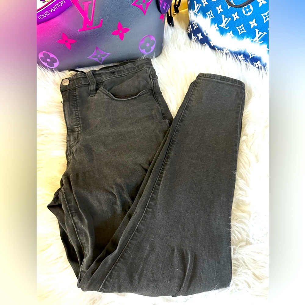 EUC Madewell Roadtripper Black‎ Skinny Jeans with Stretch Size 30